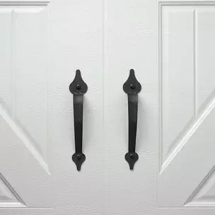 Hardware Options - Decorative Stamped Steel Hardware Handles