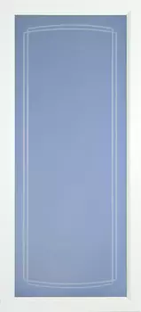 Premium Full View with Decorative Glass - Double Bevel White
