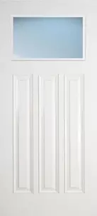 Doors with Glass - 3 Panel Craftsman