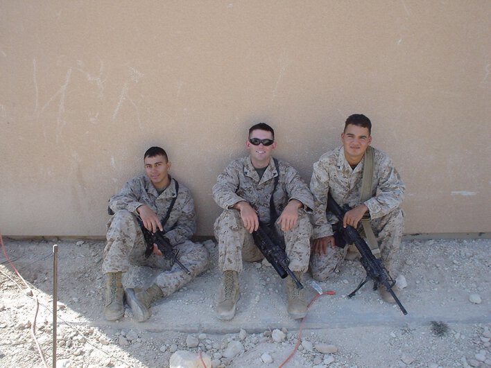 Ramon with service brothers