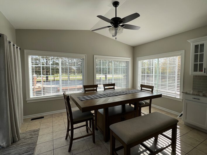 New dining room windows