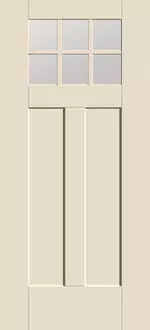 Doors with Glass and Grids - Shaker Craftsman 6-Lite