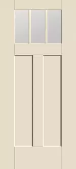 Doors with Glass and Grids - Shaker Craftsman 3-Lite