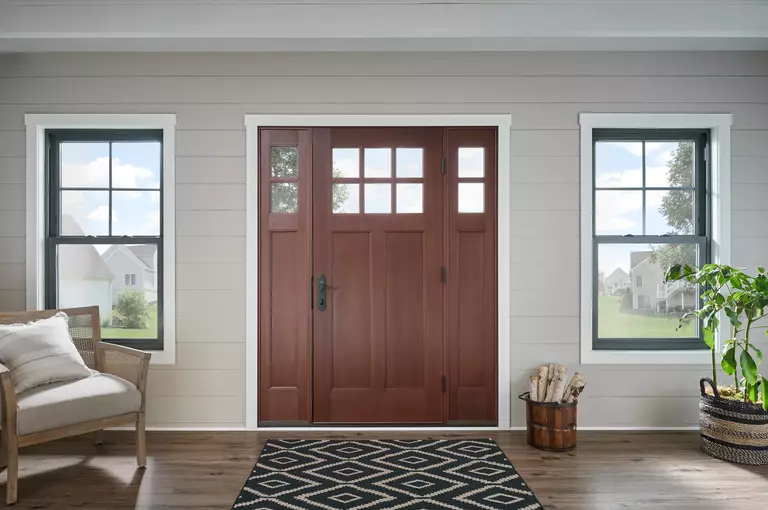 Energy-efficient replacement windows installed on a Lexington, North Carolina home
