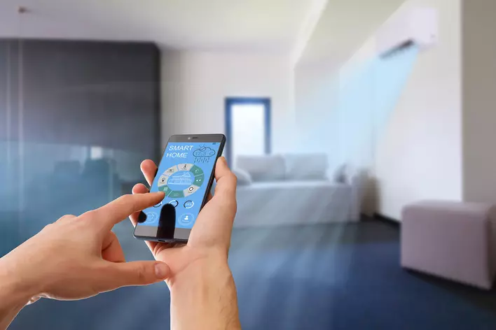 A person holding a phone