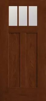 Doors with Glass and Grids - Shaker Craftsman 3-Lite