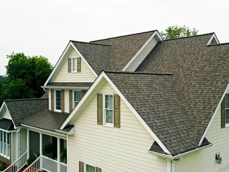 Upper story of a two-story home.