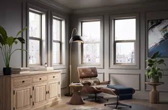 Window World Wood-Clad Double-Hung Windows