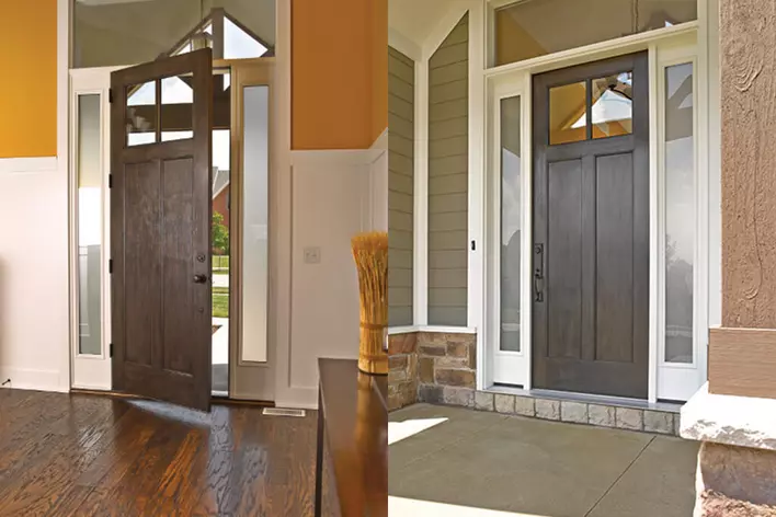 Two-sided door image