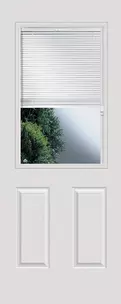 Doors with Internal Blinds - 2 Panel 1/2 Lite 1L