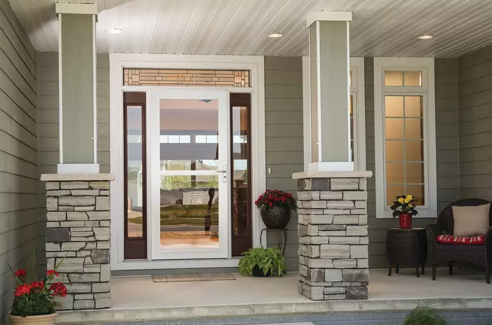 A front porch of a house