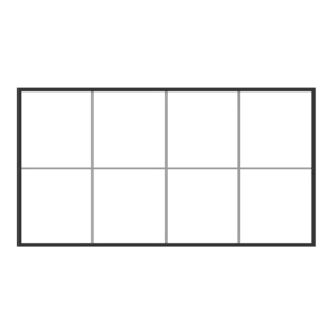 Awning Grid Options - 8-Lite