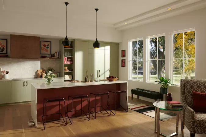 Restorations series  casement windows in a modern kitchen