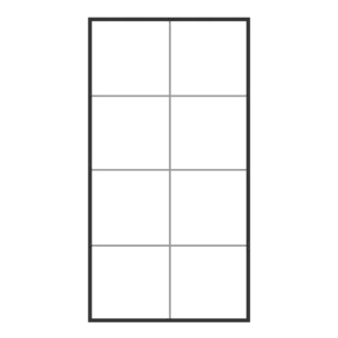Casement Grid Options - 8-Lite