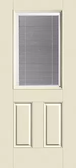 Doors with Internal Blinds - Half-Lite Internal Blinds