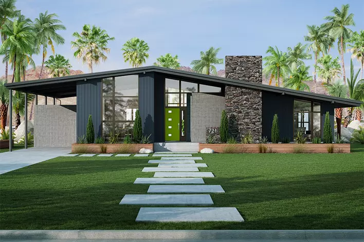 Mid-century modern hom